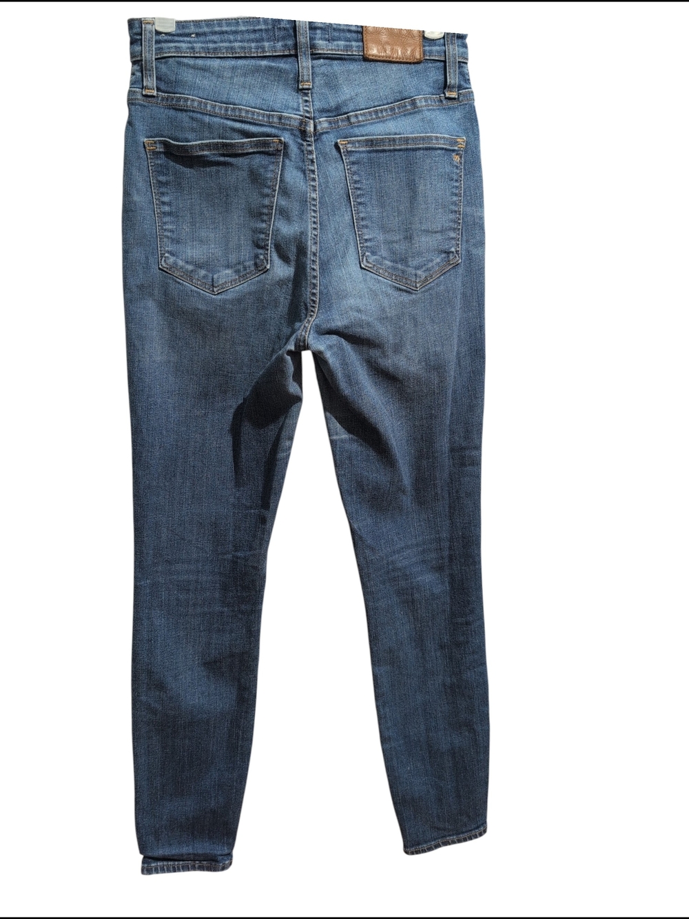 Madewell 10" High-Rise Skinny Jeans in Hayes Wash 28 - Picture 2 of 11